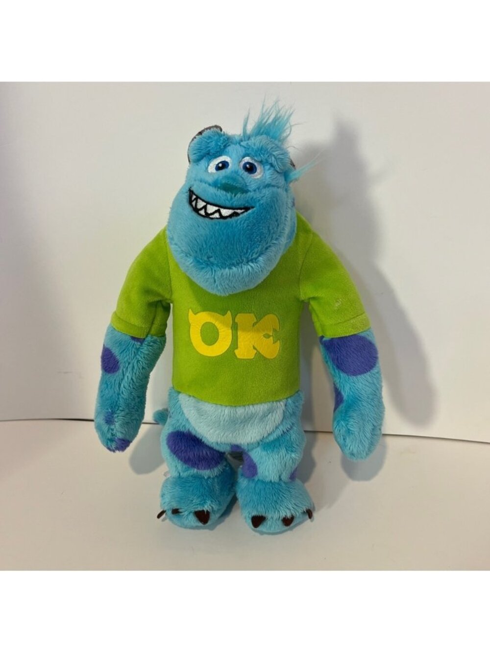 5/$25 Disney Pixar Monster's University Sully Plush Stuffed Toy Green Shirt Inc